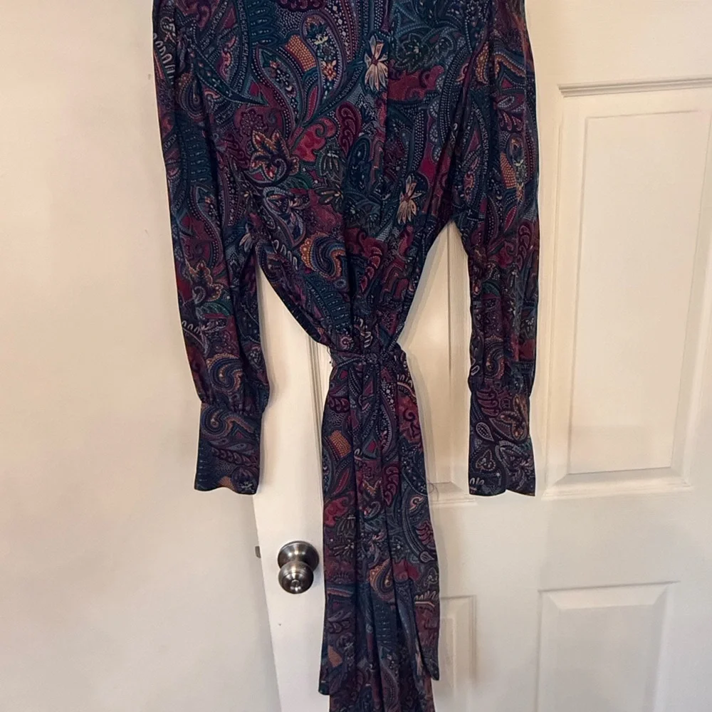 VINTAGE LIZ CLAIBORNE PAISLEY SILK DRESS
GORGEOUS CONDITION LIKE NEW 😍 - Picture 4 of 7